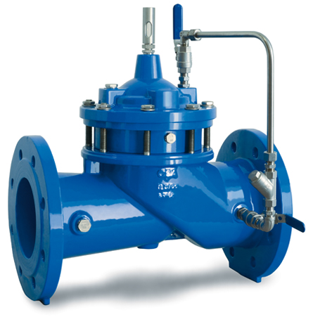 Double chamber proportional pressure reducing valve