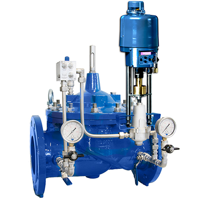 Photo of pressure reducing valve with actuator XLC 410-M
